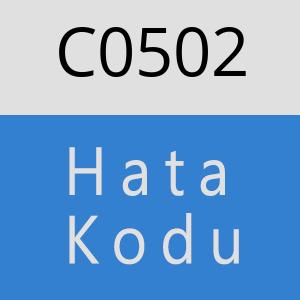 C0502 hatasi