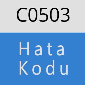 C0503 hatasi