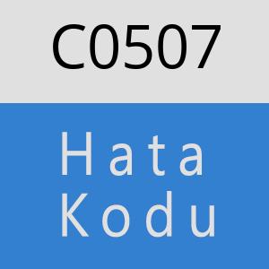 C0507 hatasi