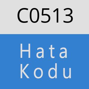 C0513 hatasi