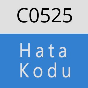 C0525 hatasi