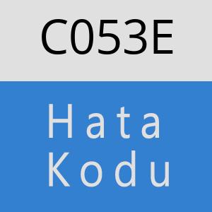 C053E hatasi