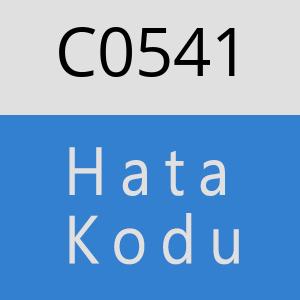 C0541 hatasi