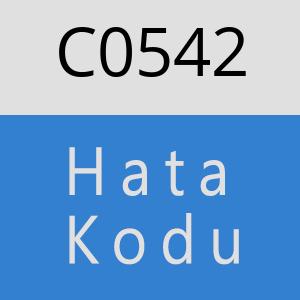 C0542 hatasi