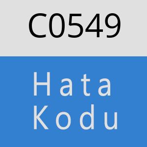 C0549 hatasi