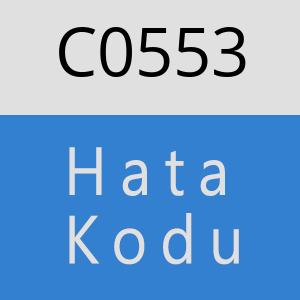 C0553 hatasi