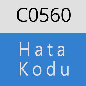 C0560 hatasi