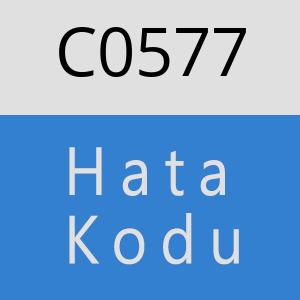 C0577 hatasi