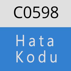 C0598 hatasi