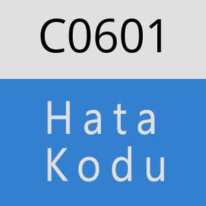 C0601 hatasi