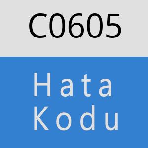 C0605 hatasi