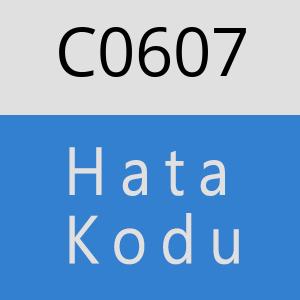 C0607 hatasi
