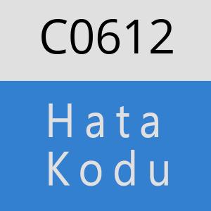 C0612 hatasi
