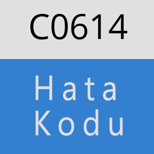 C0614 hatasi