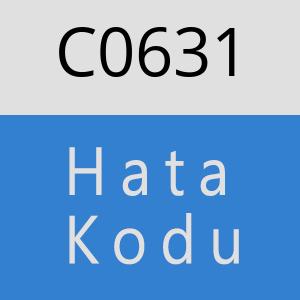 C0631 hatasi