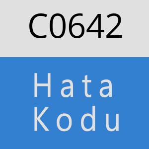 C0642 hatasi