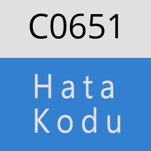 C0651 hatasi