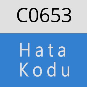 C0653 hatasi