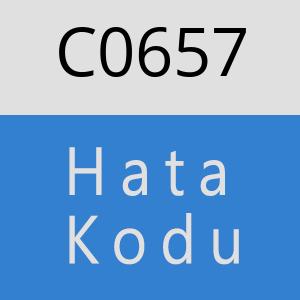 C0657 hatasi