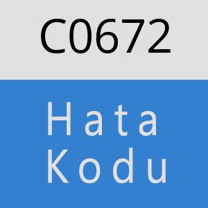 C0672 hatasi