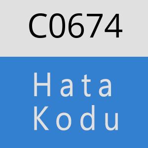 C0674 hatasi