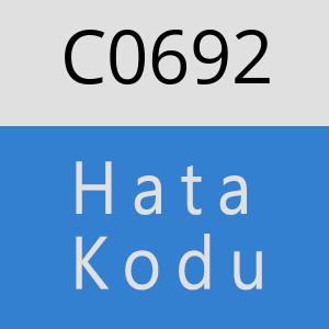 C0692 hatasi