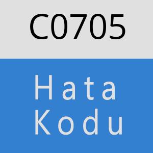 C0705 hatasi