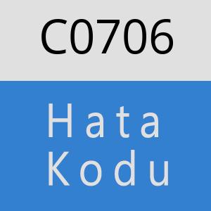 C0706 hatasi