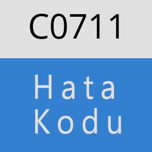 C0711 hatasi