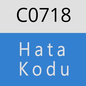 C0718 hatasi