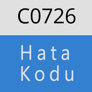 C0726 hatasi