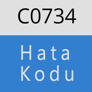 C0734 hatasi