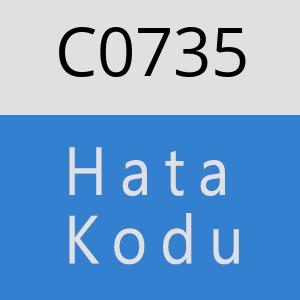 C0735 hatasi