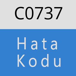 C0737 hatasi