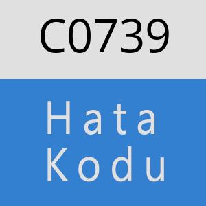 C0739 hatasi