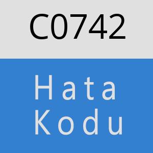 C0742 hatasi