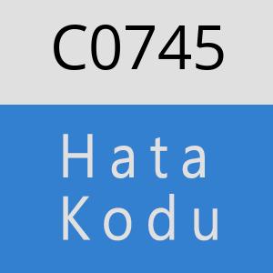 C0745 hatasi