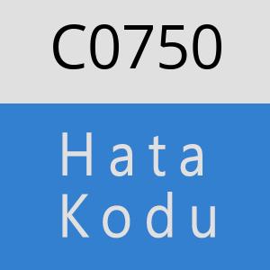 C0750 hatasi