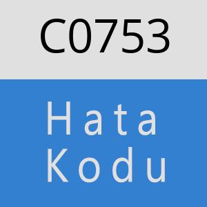 C0753 hatasi