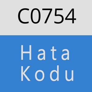 C0754 hatasi