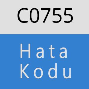 C0755 hatasi