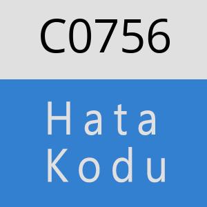 C0756 hatasi