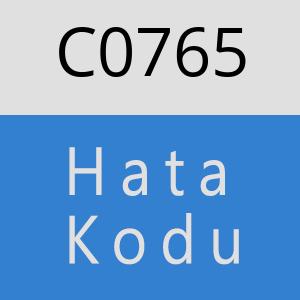 C0765 hatasi