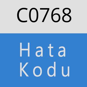 C0768 hatasi