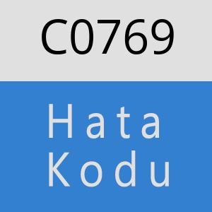 C0769 hatasi