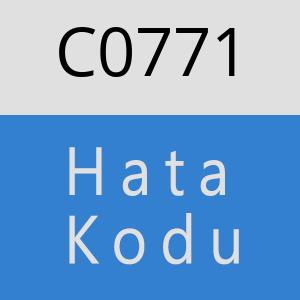 C0771 hatasi