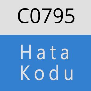 C0795 hatasi