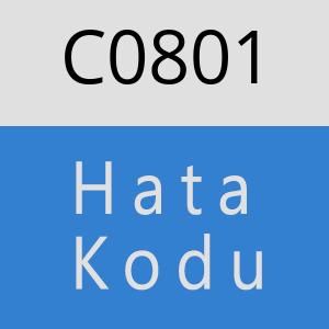 C0801 hatasi