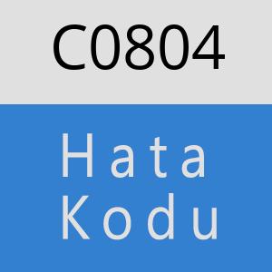 C0804 hatasi