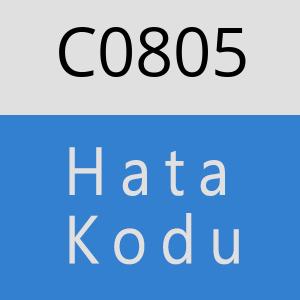 C0805 hatasi